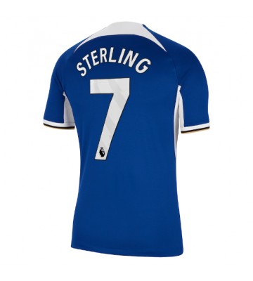 Chelsea Raheem Sterling #7 Hjemmebanetrøje 2023-24 Kort ærmer
